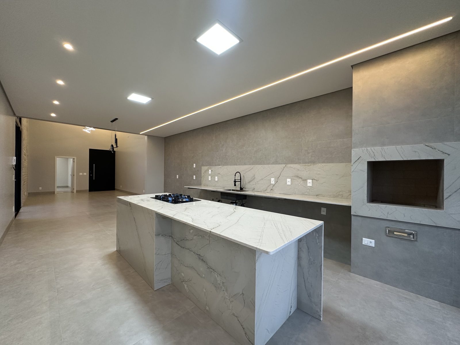 Cozinha gourmet com ilha